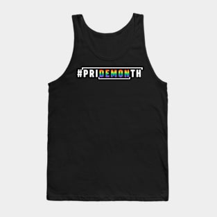 PriDEMONth Support LGBT Pride Month Tank Top